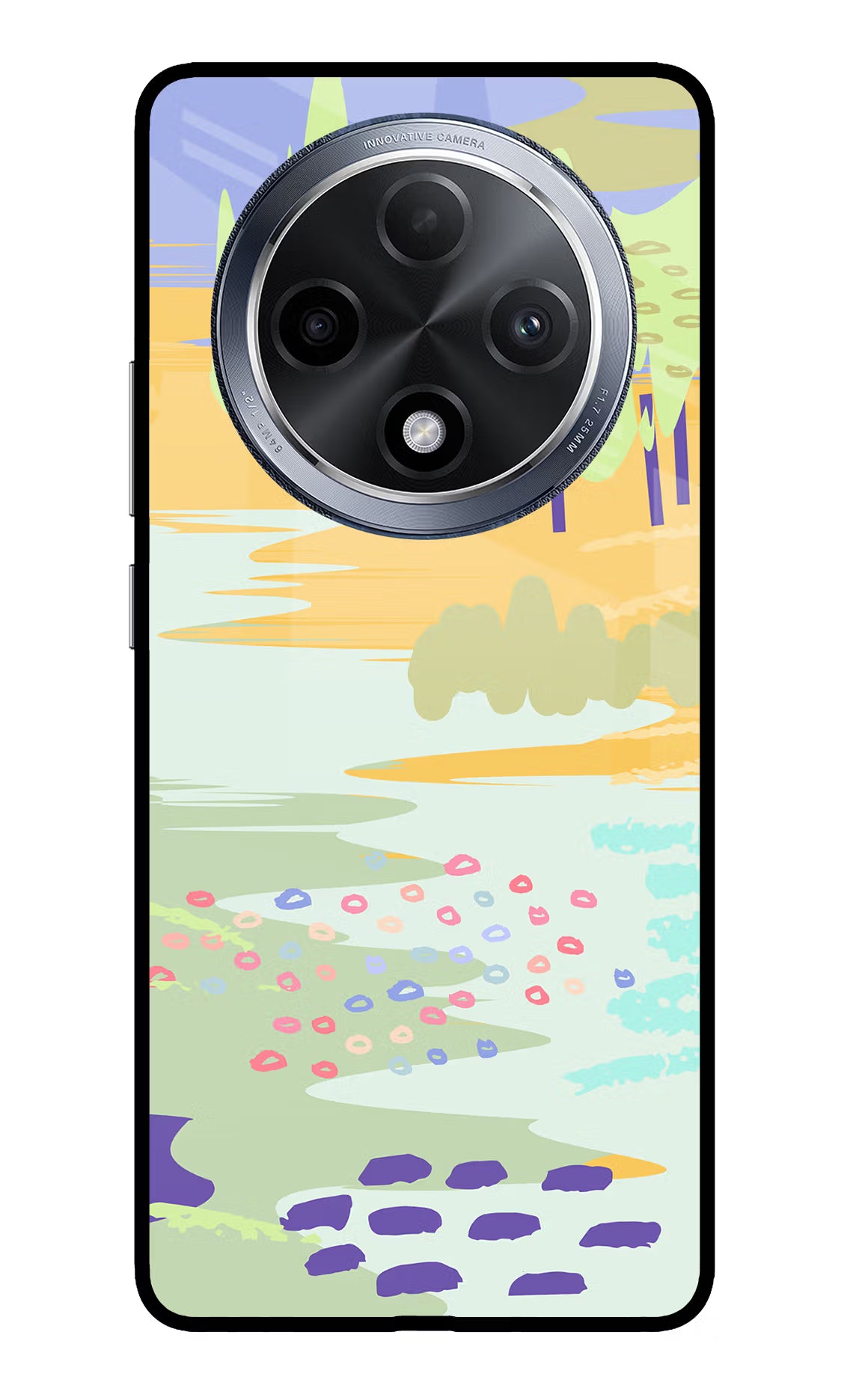 Scenery Oppo F27 Pro Glass Case Back Cover by Casekaro