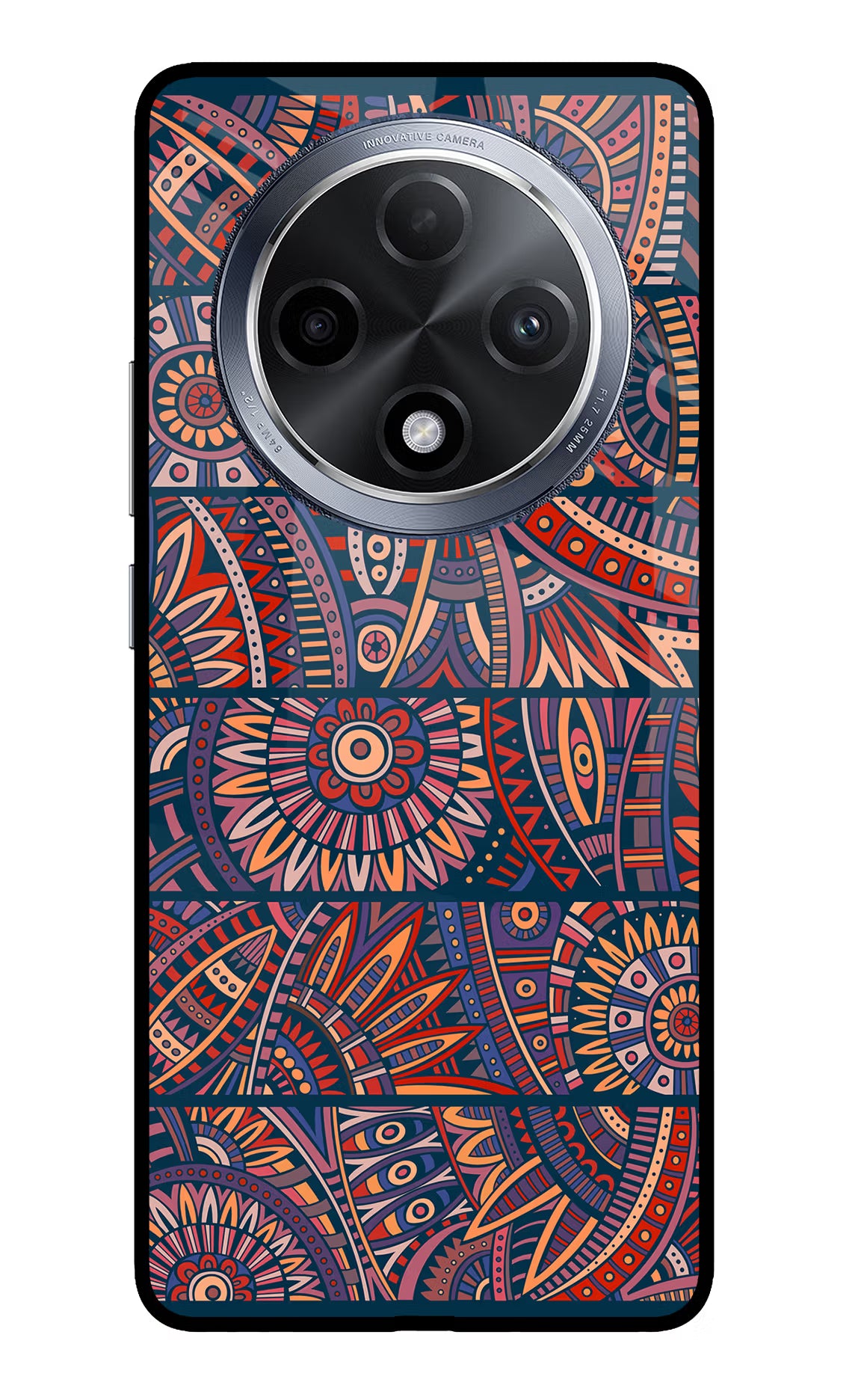 African Culture Design Oppo F27 Pro Glass Case Back Cover by Casekaro