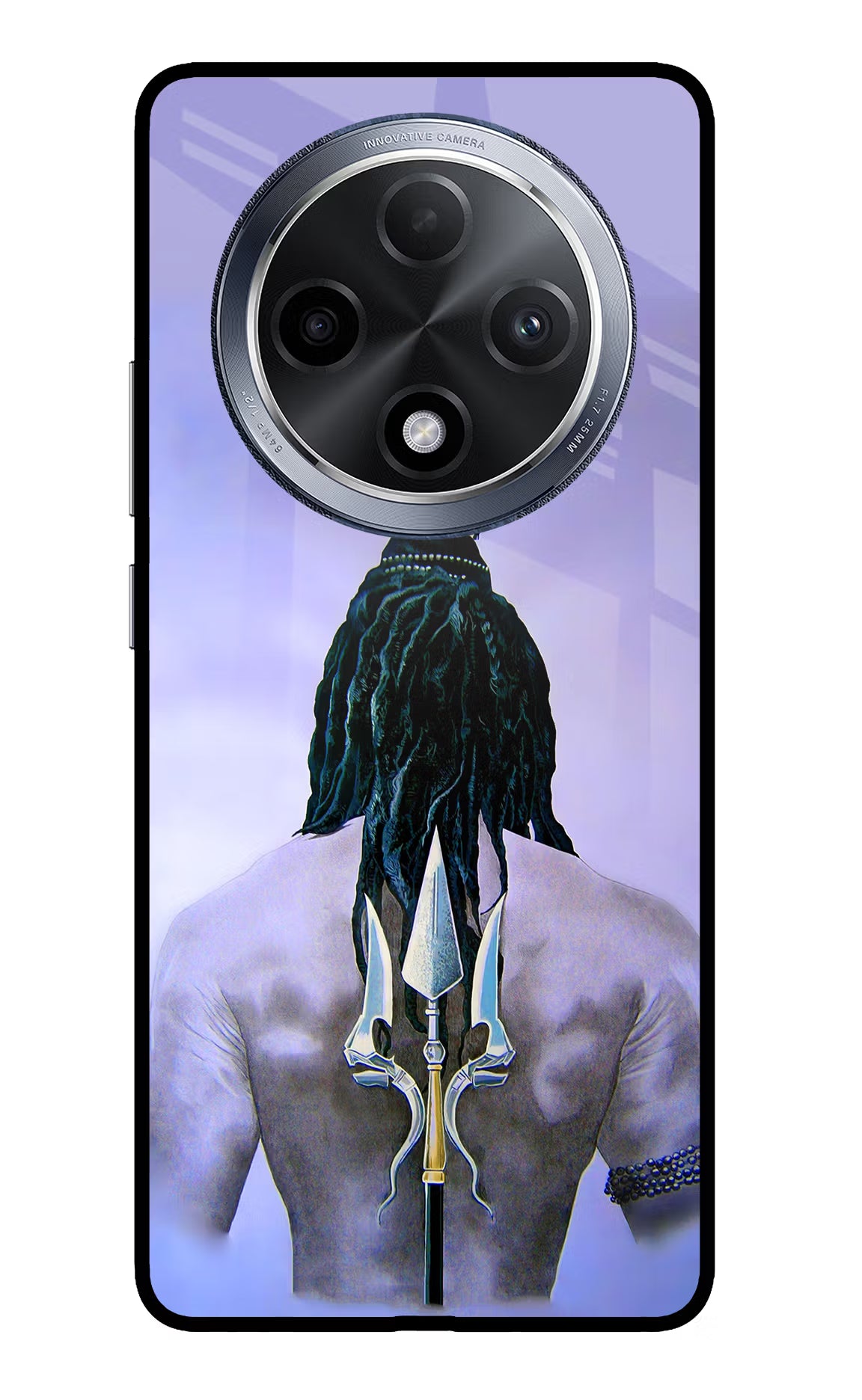 Shiva Oppo F27 Pro Glass Case Back Cover by Casekaro