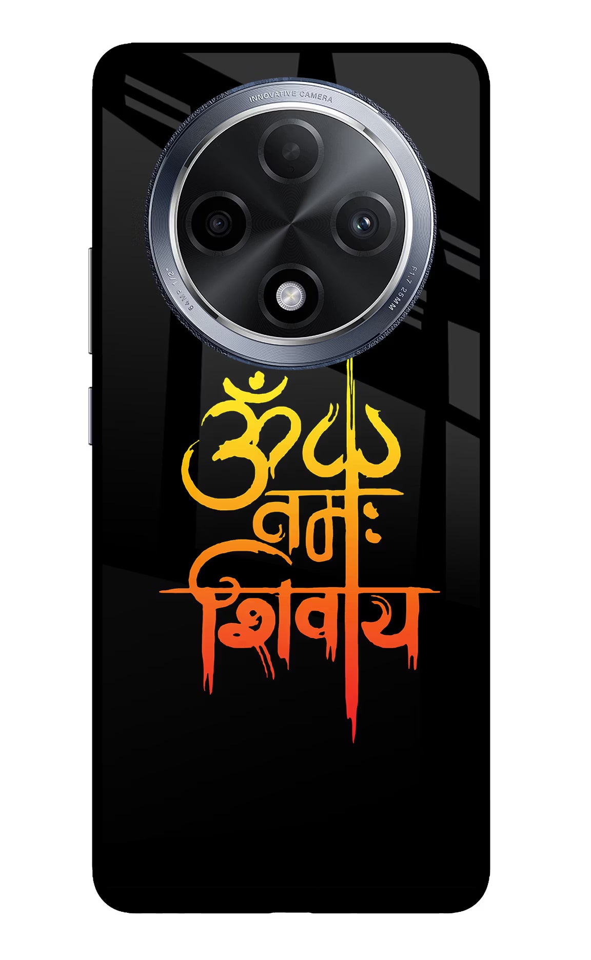 Om Namah Shivay Oppo F27 Pro Glass Case Back Cover by Casekaro