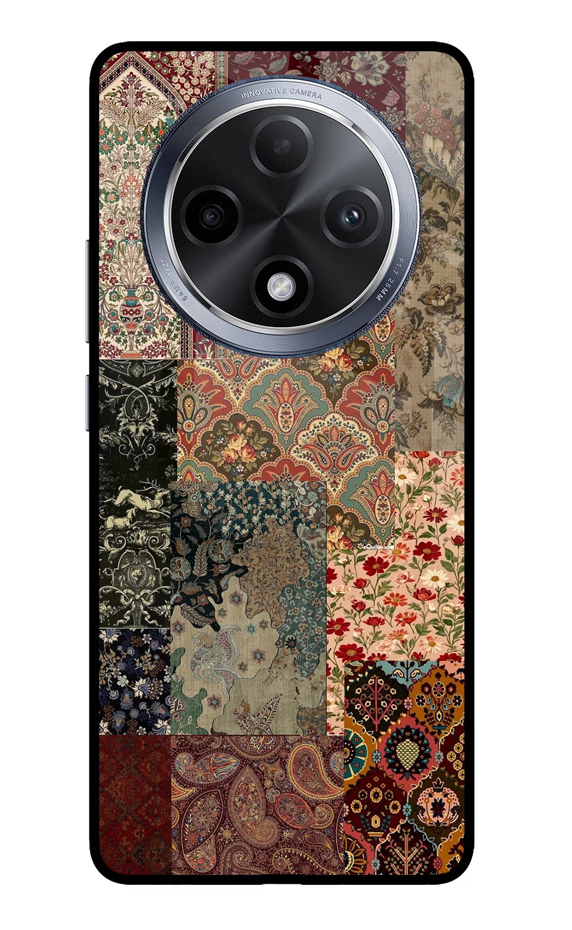 Desi Print Oppo F27 Pro Glass Case Back Cover by Casekaro