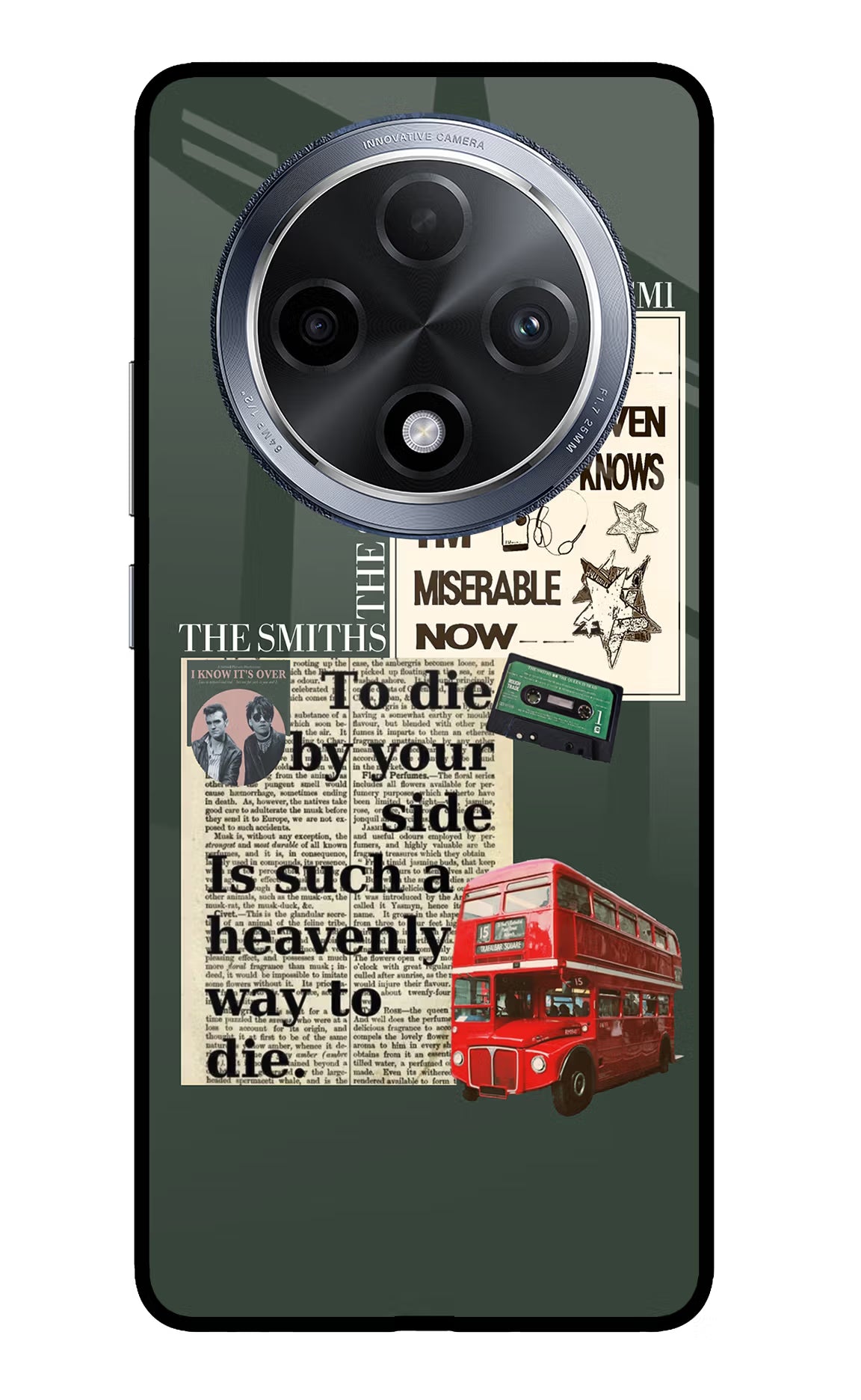 The Smiths Oppo F27 Pro Glass Case Back Cover by Casekaro