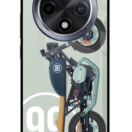 Classic Cafe Racer 99 Oppo F27 Pro Glass Case