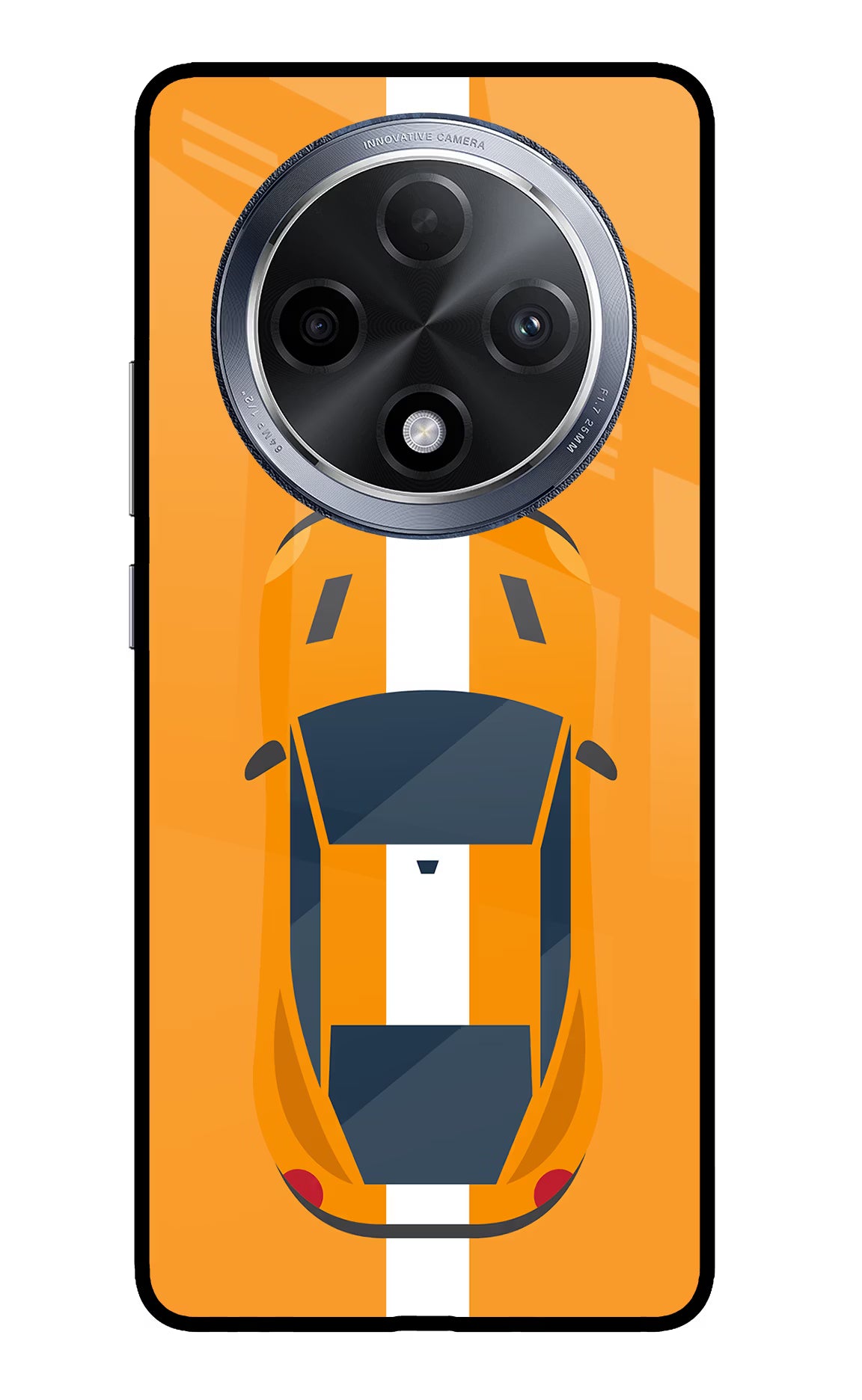 Highway Pursuit Oppo F27 Pro Glass Case Back Cover by Casekaro