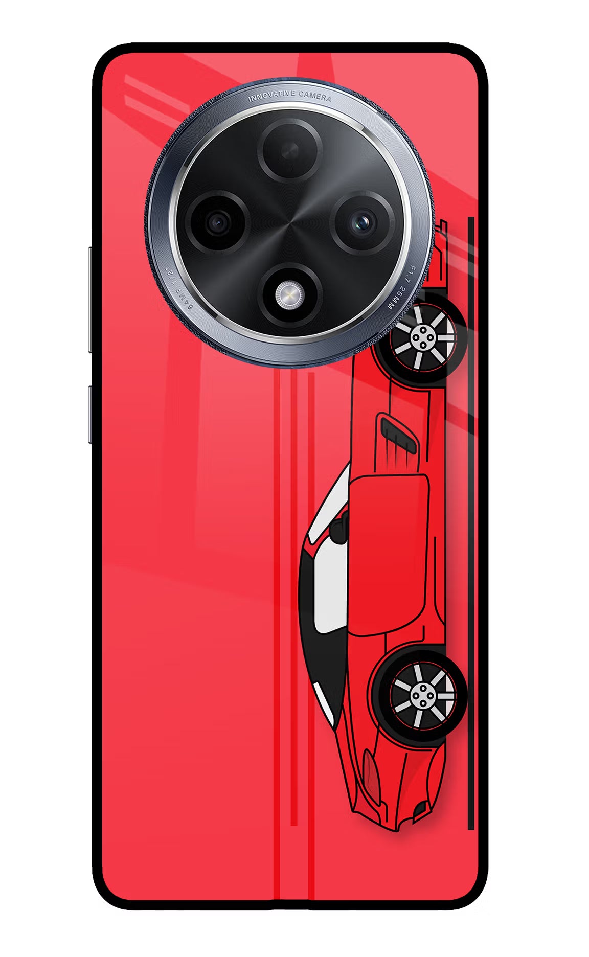 Red Velocity Oppo F27 Pro Glass Case