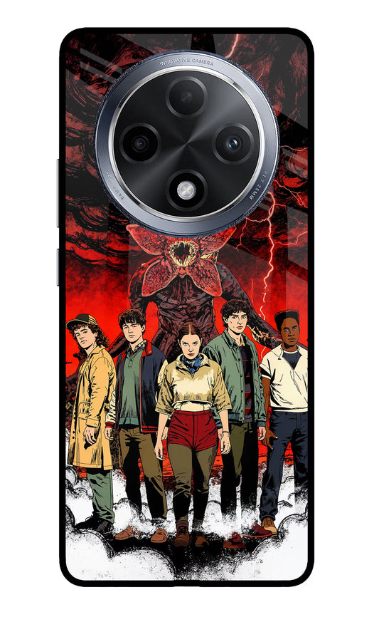 Ordinary Things Characters Oppo F27 Pro Glass Case