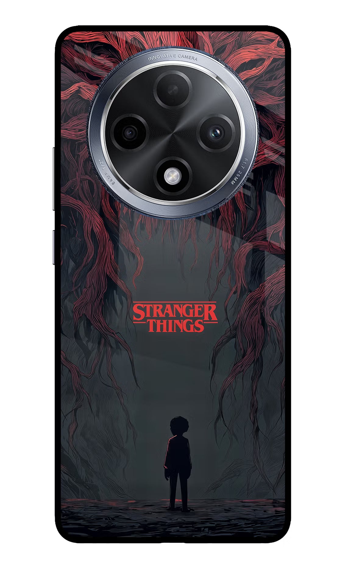 Ordinary Things Dark Side Oppo F27 Pro Glass Case Back Cover by Casekaro