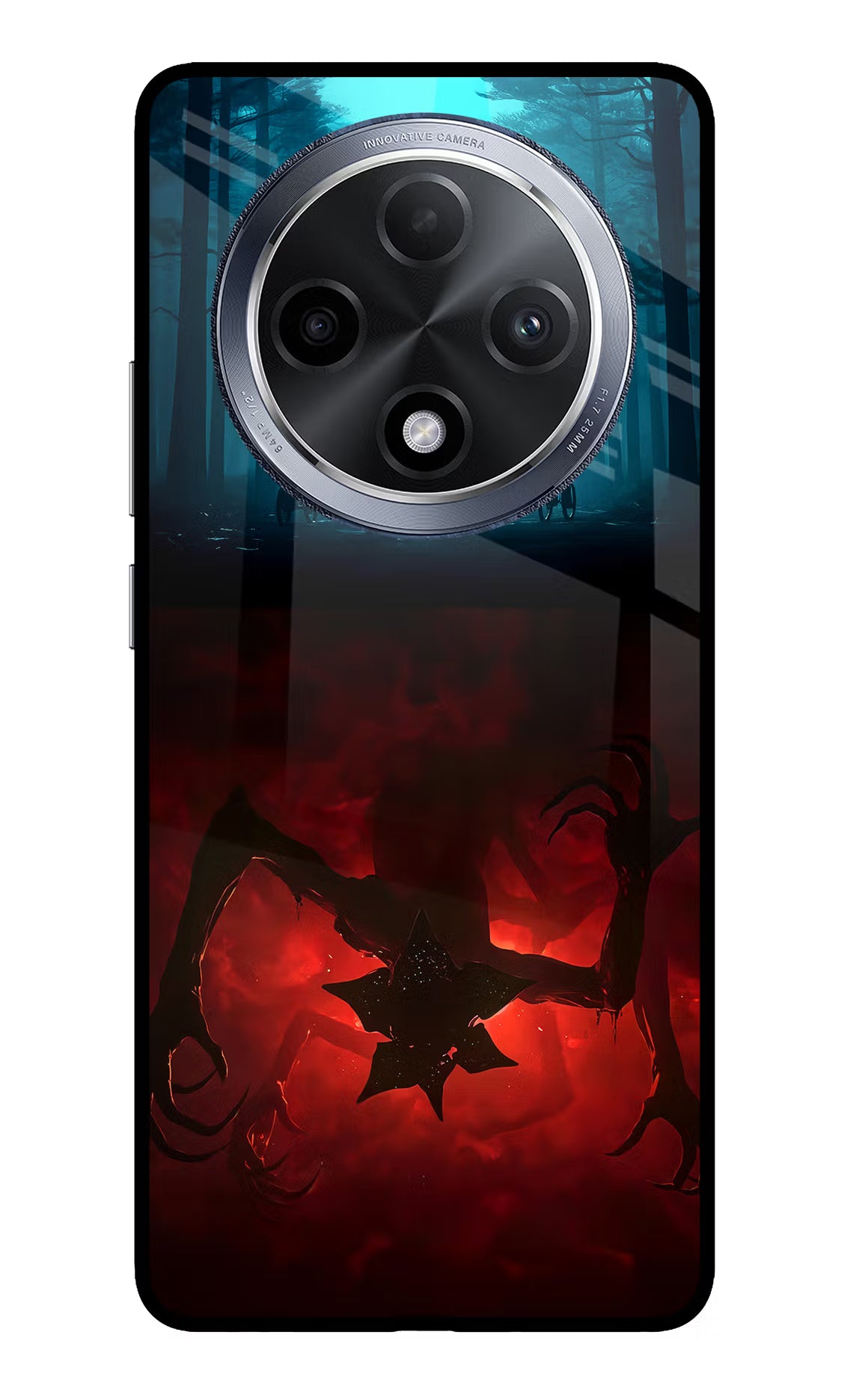Ordinary Things Downside Up Oppo F27 Pro Glass Case Back Cover by Casekaro