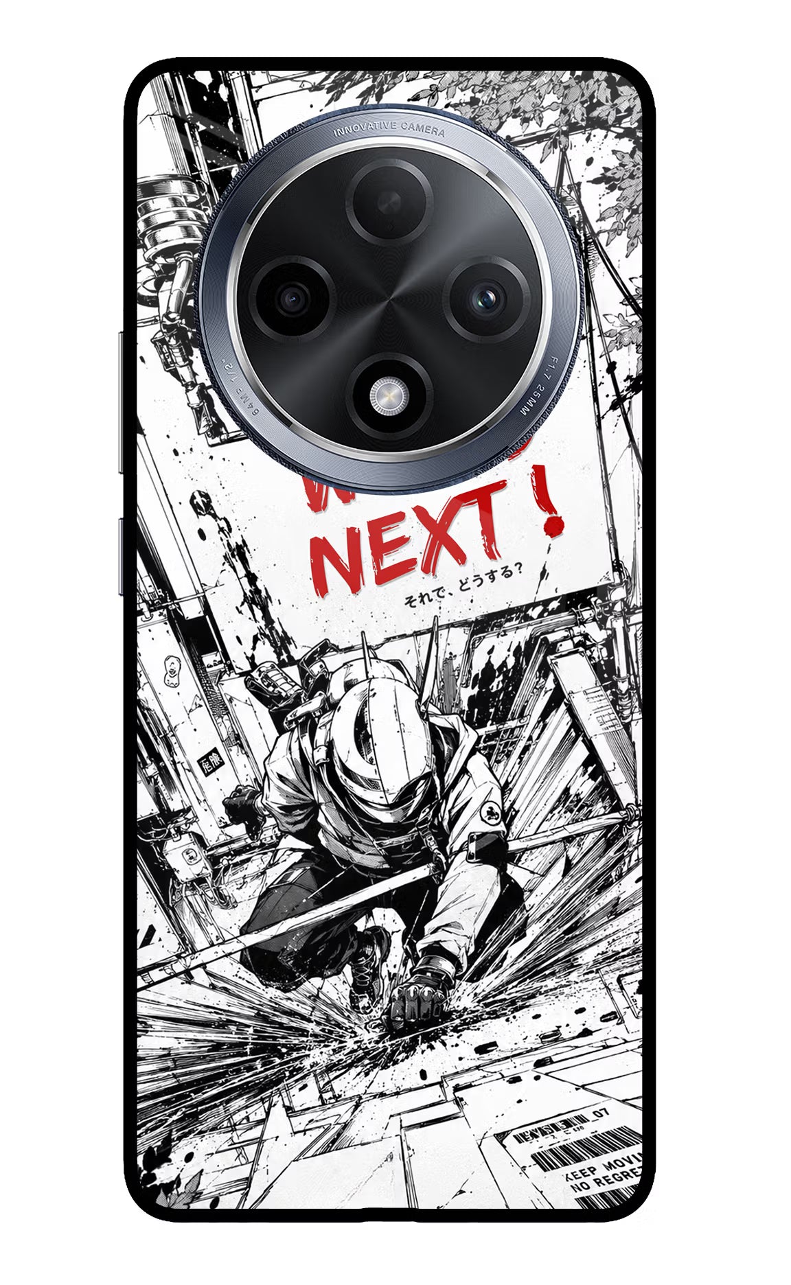 Who's Next Oppo F27 Pro Glass Case Back Cover by Casekaro