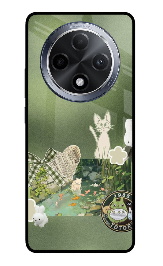 Aesthetic anime Oppo F27 Pro Glass Case