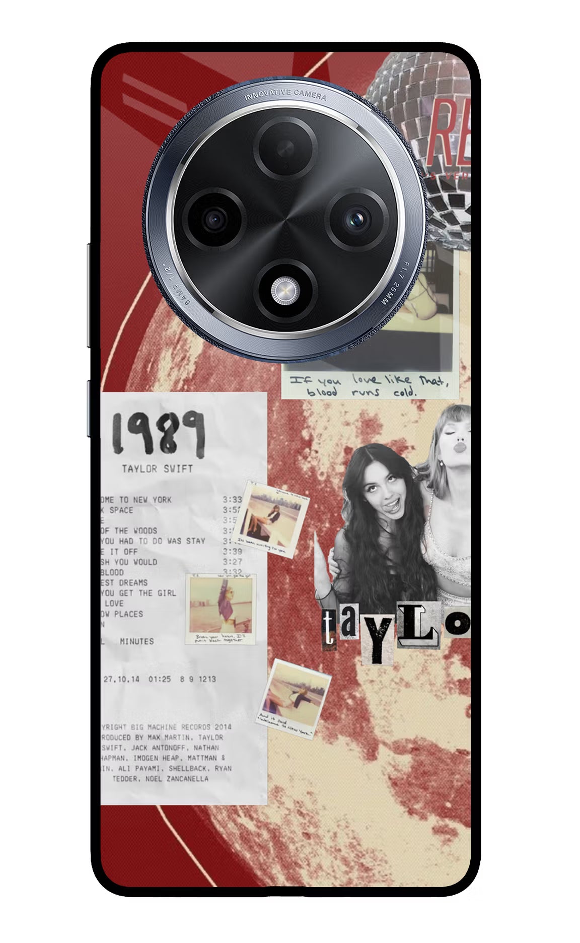 Taylor Swift Oppo F27 Pro Glass Case