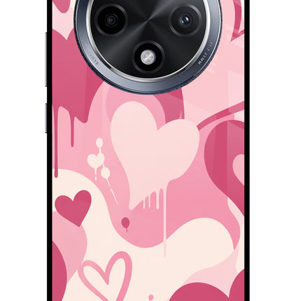 Hearty case Oppo F27 Pro Glass Case Back Cover by Casekaro