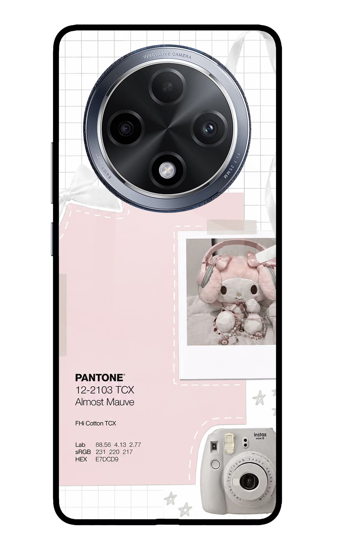 Pantone Asthetic Oppo F27 Pro Glass Case