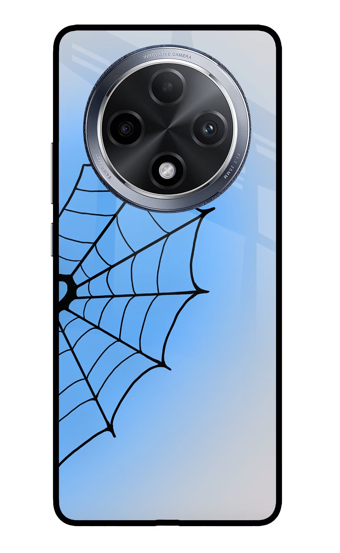 Blue Web Oppo F27 Pro Glass Case