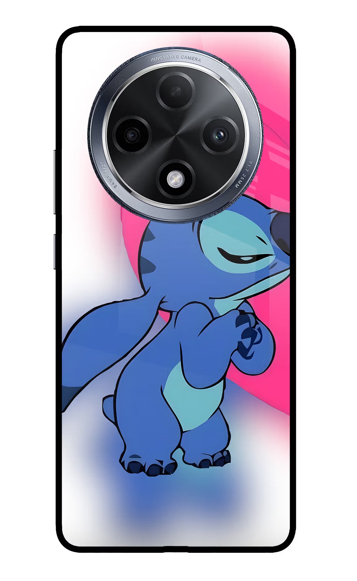 Stitch Hug Oppo F27 Pro Glass Case