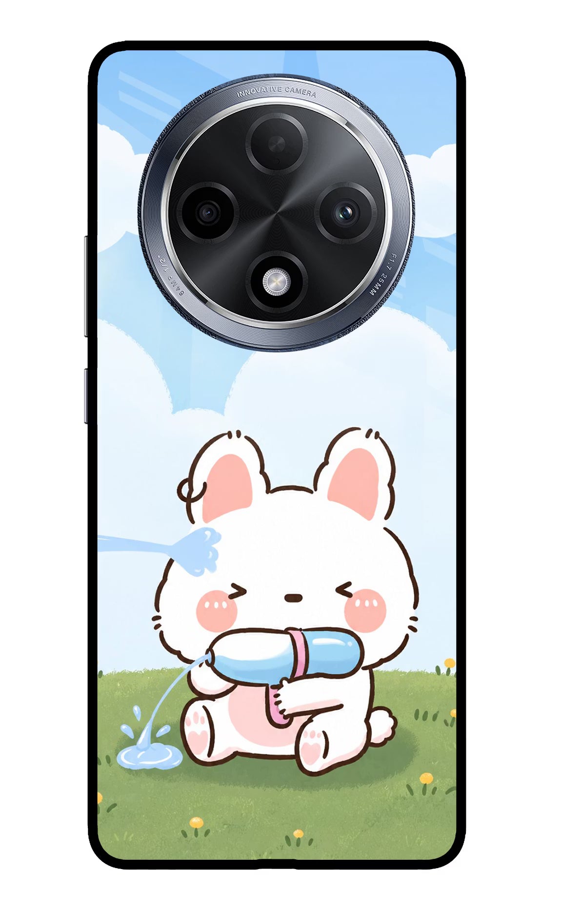 Bunny Treat Oppo F27 Pro Glass Case