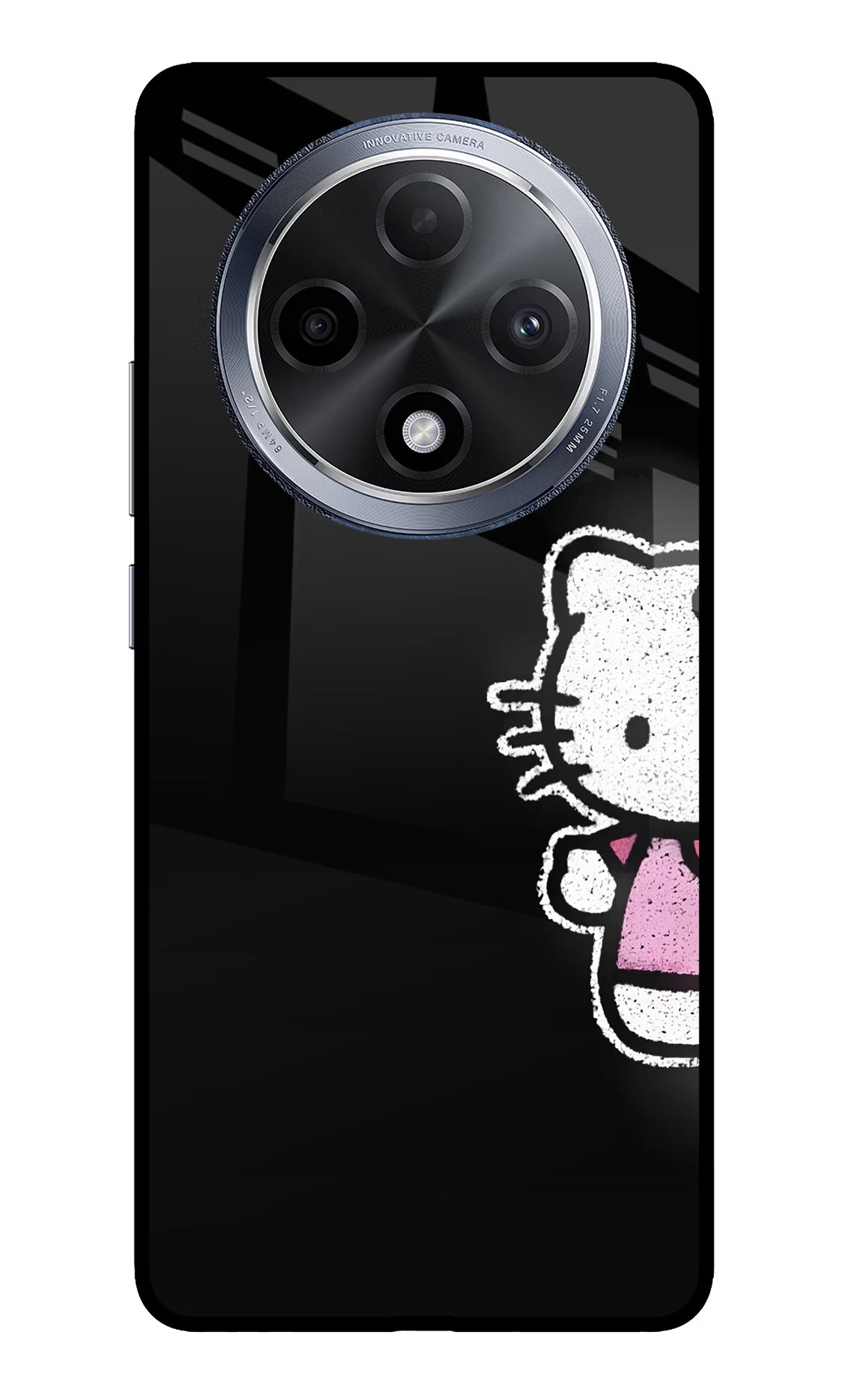 Kitty Charm Oppo F27 Pro Glass Case