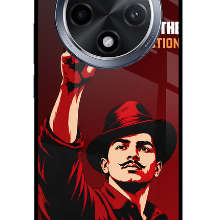 Bhagat Singh Revolution Oppo F27 Pro Glass Case