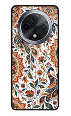 White Mayura Oppo F27 Pro Glass Case