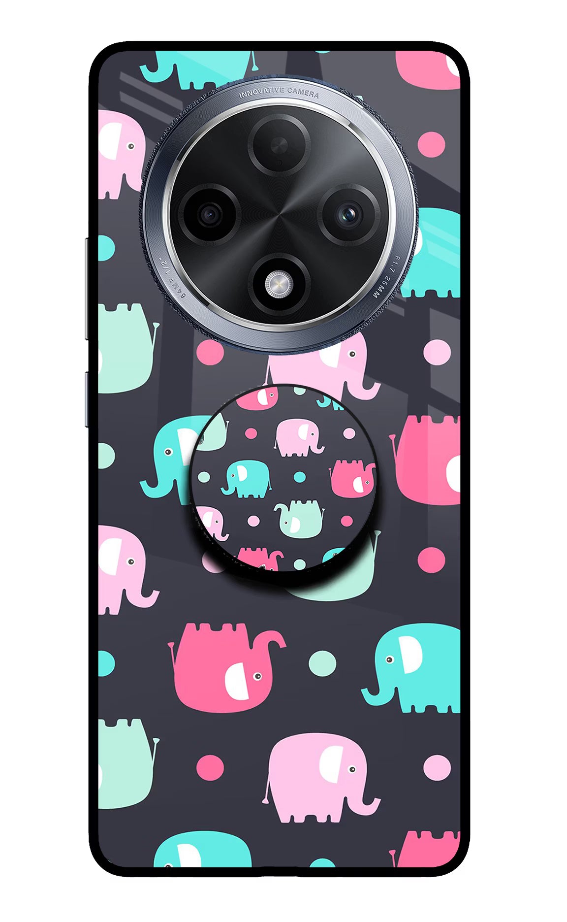 Baby Elephants Oppo F27 Pro Pop Case by Casekaro