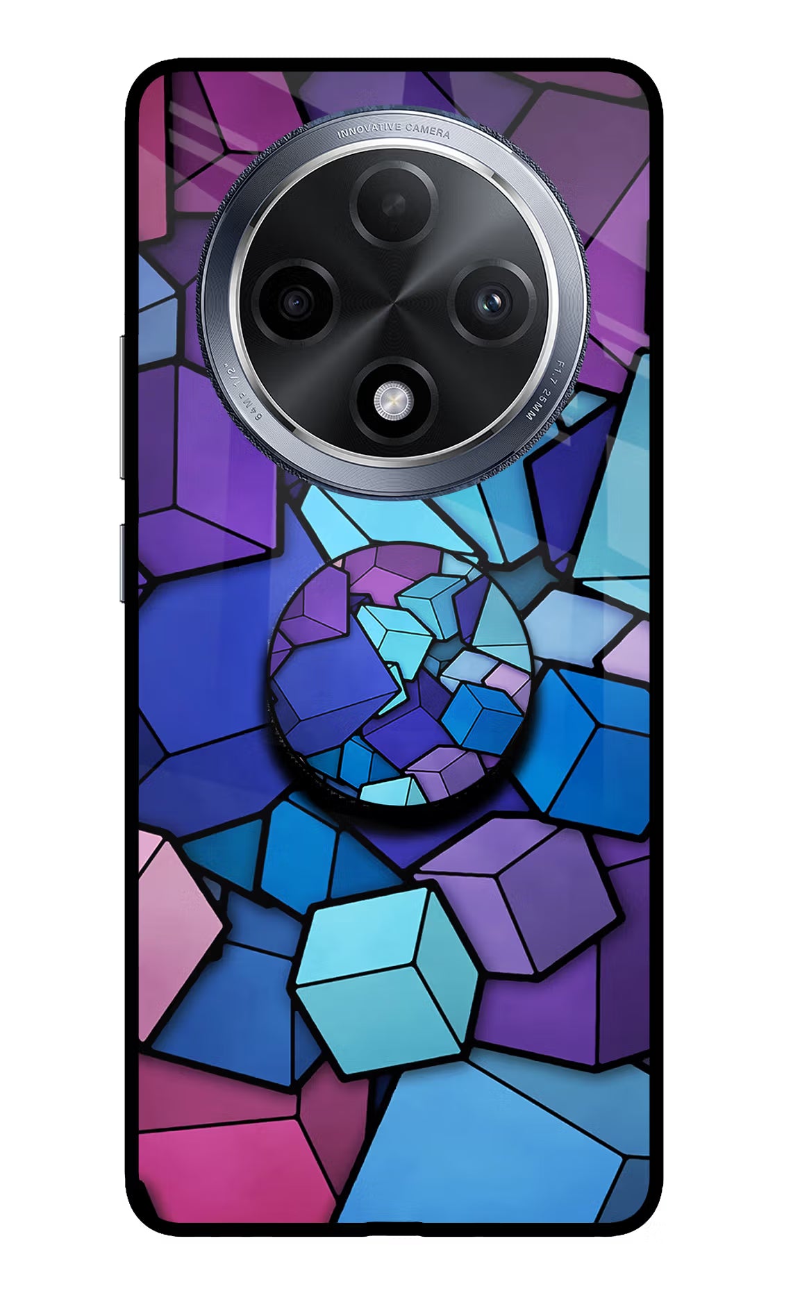 Cubic Abstract Oppo F27 Pro Pop Case by Casekaro