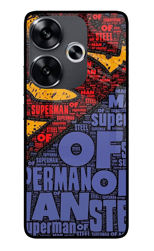 Superman Poco F6 5G Glass Case