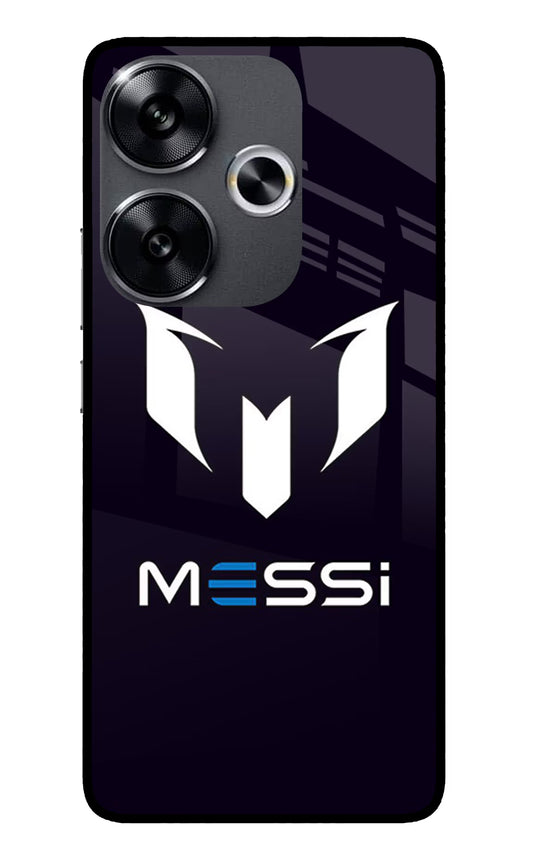 Messi Logo Poco F6 5G Glass Case