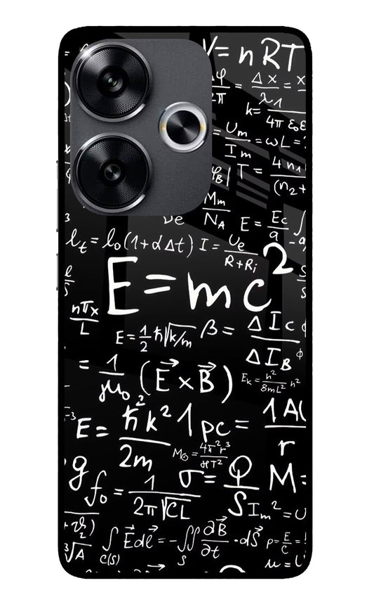 Physics Formula Poco F6 5G Glass Case