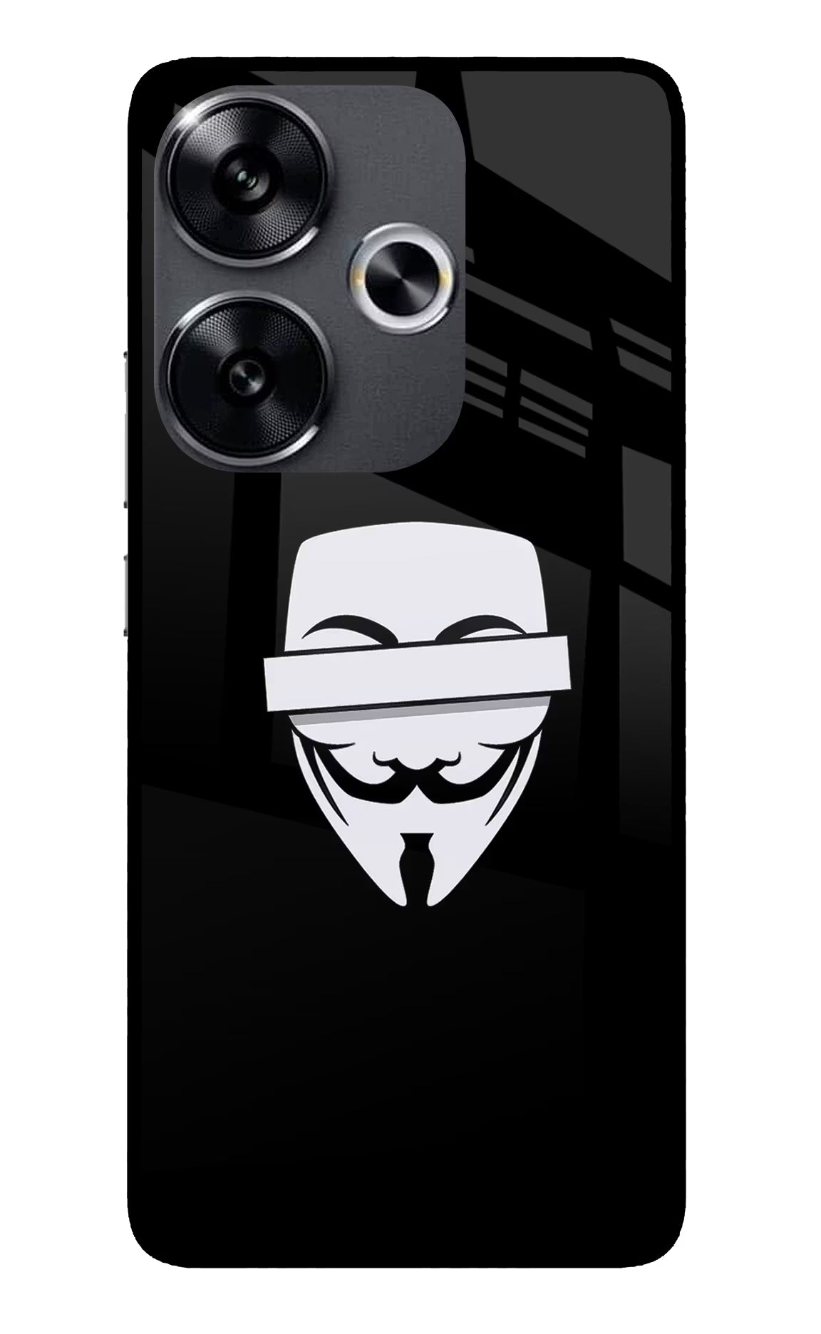 Anonymous Face Poco F6 5G Glass Case