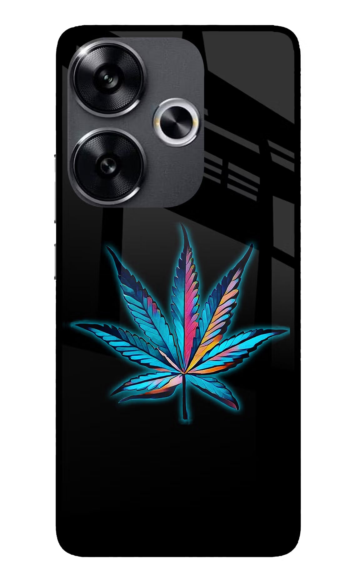 Weed Poco F6 5G Glass Case