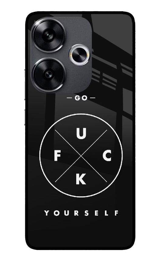 Go Fuck Yourself Poco F6 5G Glass Case