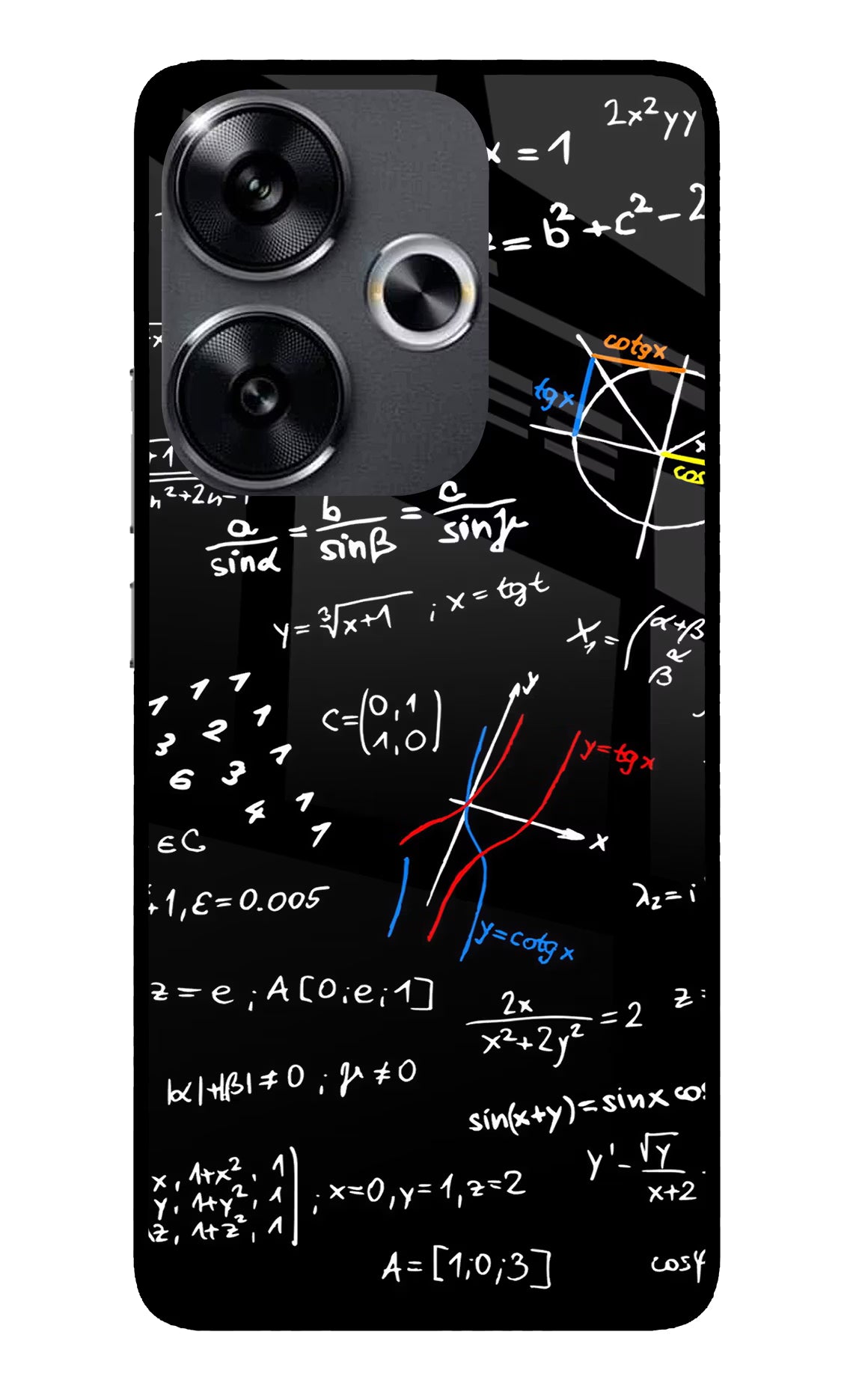 Mathematics Formula Poco F6 5G Glass Case