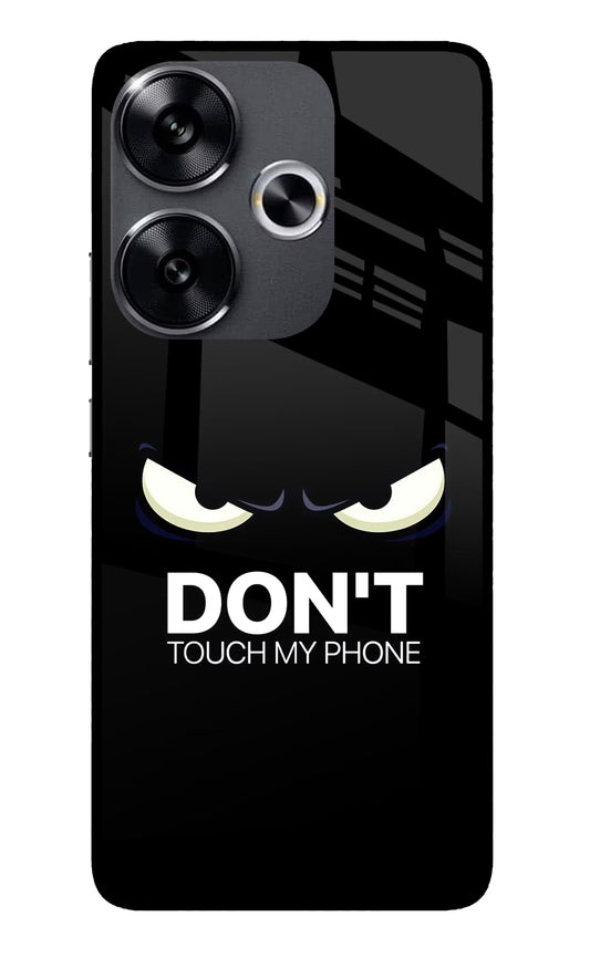 Don'T Touch My Phone Poco F6 5G Glass Case