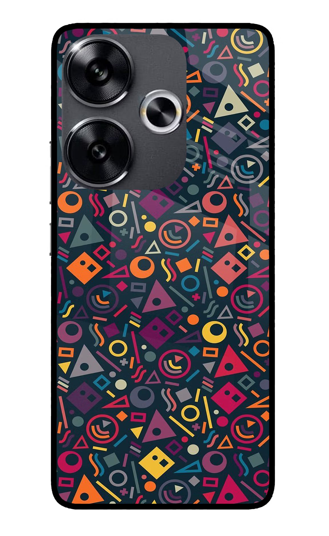 Geometric Abstract Poco F6 5G Glass Case