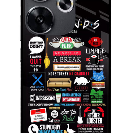 FRIENDS Poco F6 5G Glass Case
