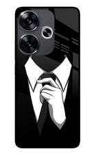 Black Tie Poco F6 5G Glass Case