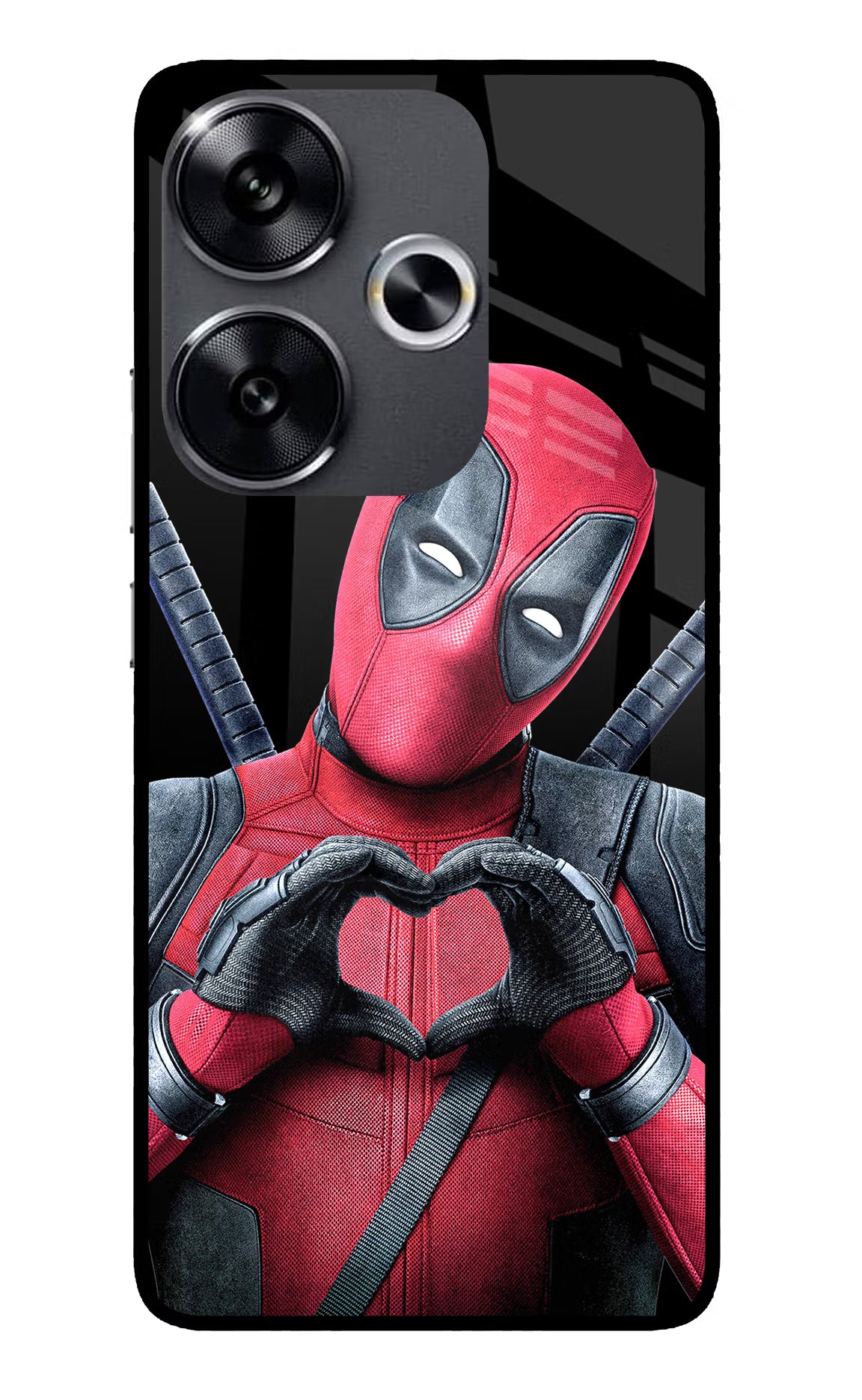 Deadpool Poco F6 5G Glass Case