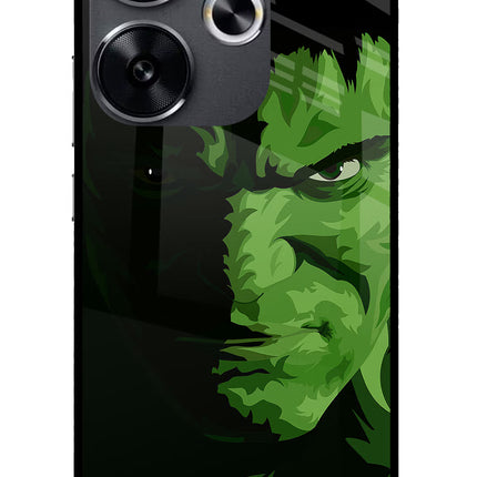 HULK Poco F6 5G Glass Case