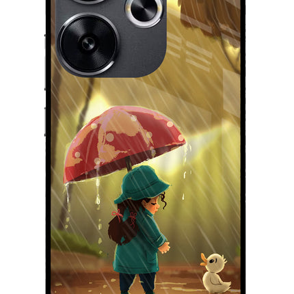 Rainy Day Poco F6 5G Glass Case