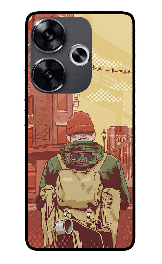 Adventurous Poco F6 5G Glass Case