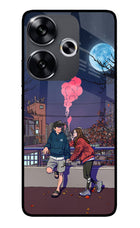 Chilling Couple Poco F6 5G Glass Case