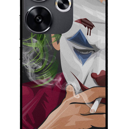 Joker Smoking Poco F6 5G Glass Case