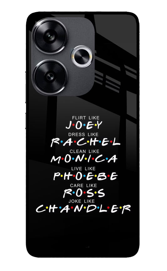 FRIENDS Character Poco F6 5G Glass Case