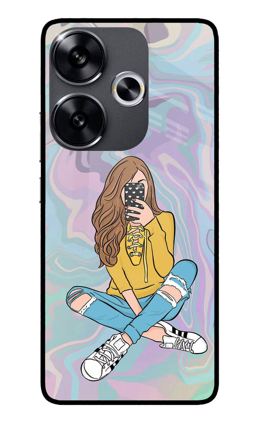 Selfie Girl Poco F6 5G Glass Case
