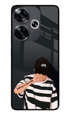 Aesthetic Boy Poco F6 5G Glass Case