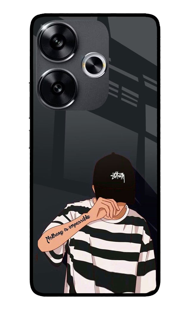 Aesthetic Boy Poco F6 5G Glass Case