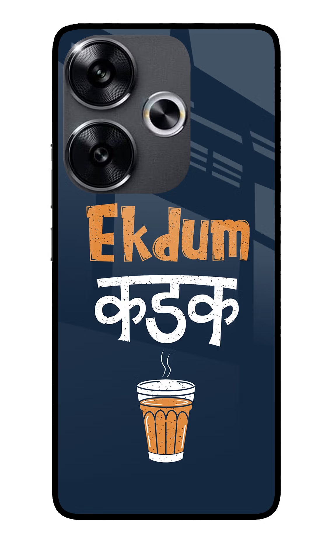 Ekdum Kadak Chai Poco F6 5G Glass Case