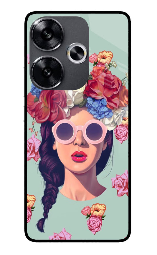 Pretty Girl Poco F6 5G Glass Case