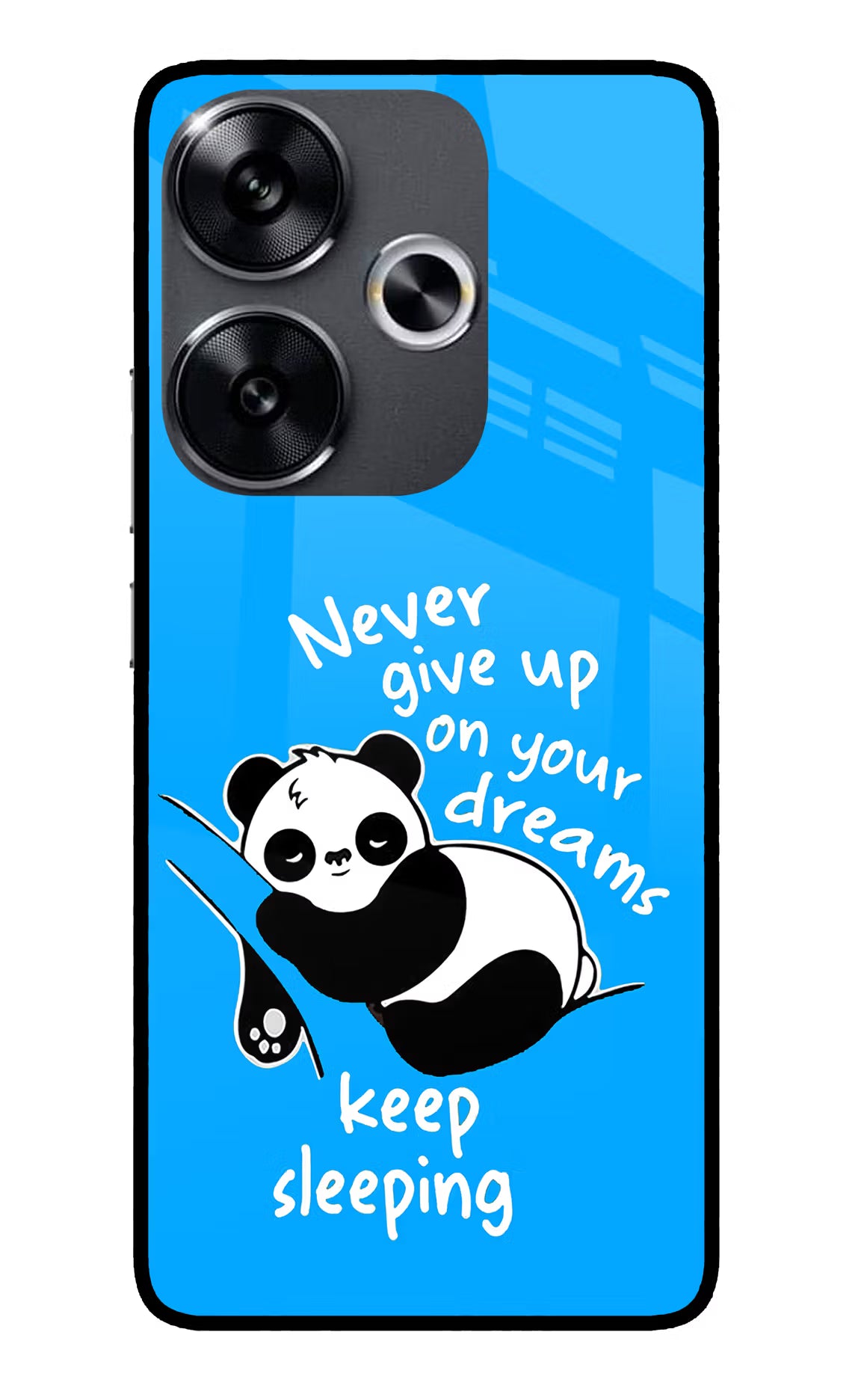 Keep Sleeping Poco F6 5G Glass Case
