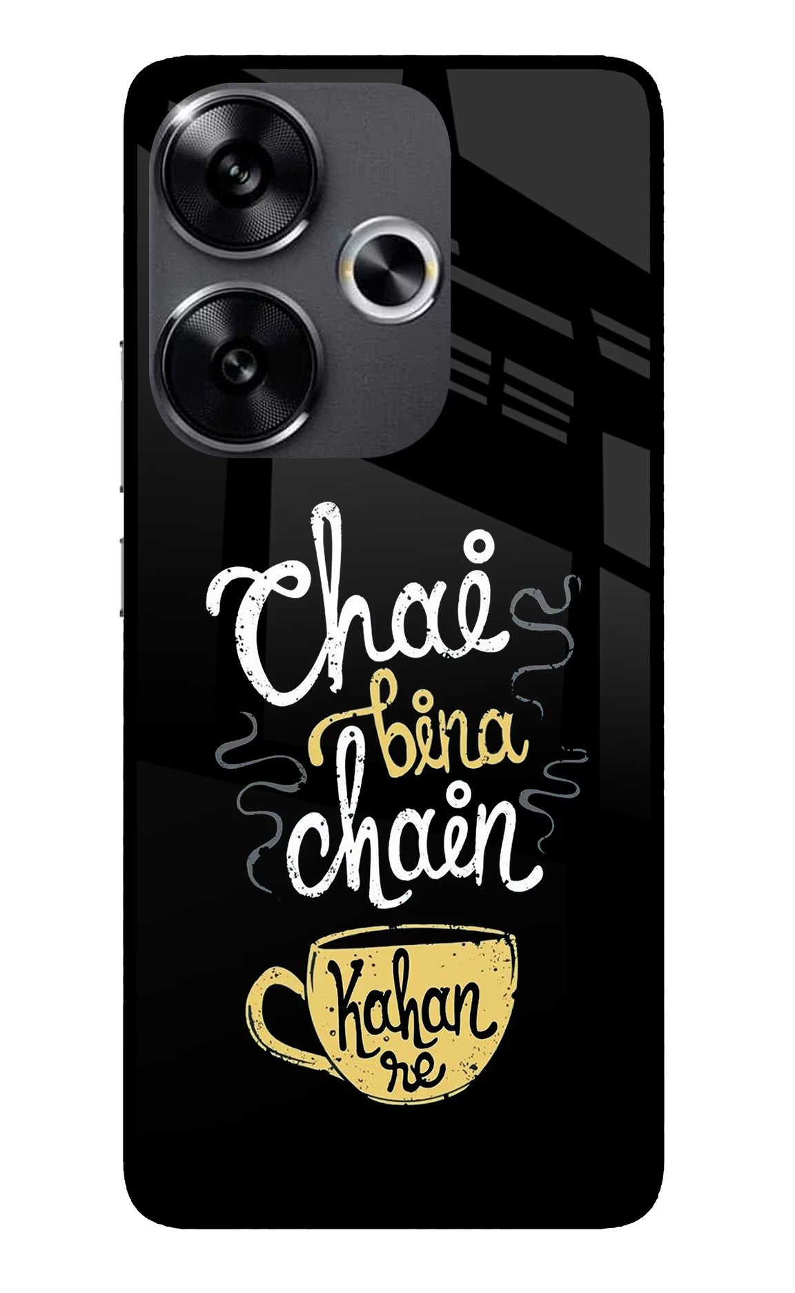 Chai Bina Chain Kaha Re Poco F6 5G Glass Case